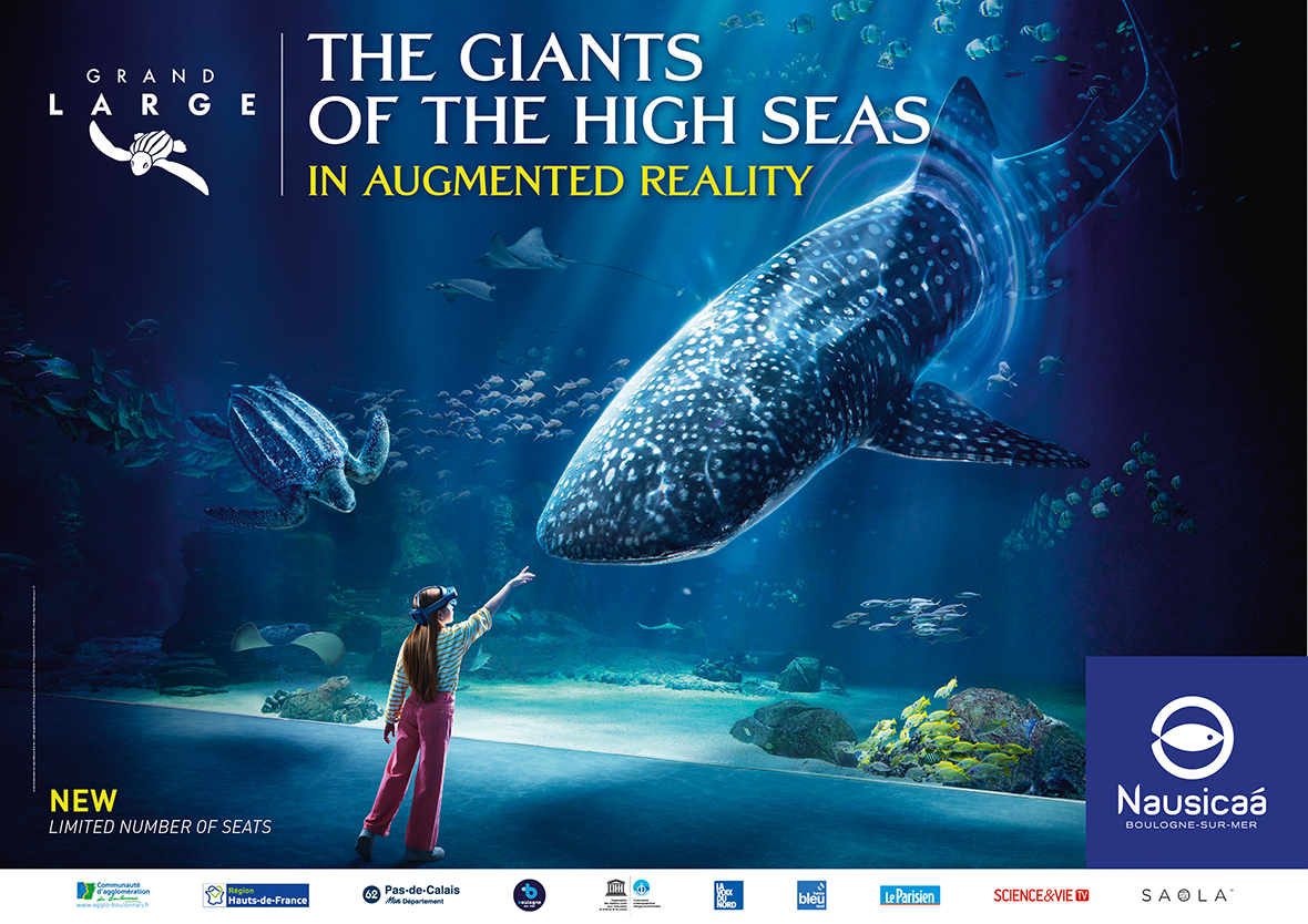 Giant of the high seas, a new augmented reality experience at Nausicaa